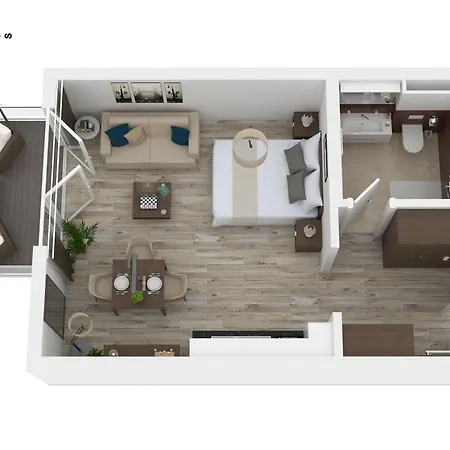 Apartment Kleine Strandduene Im Strandhaus Mit Balkon Wustrow (Fischland)